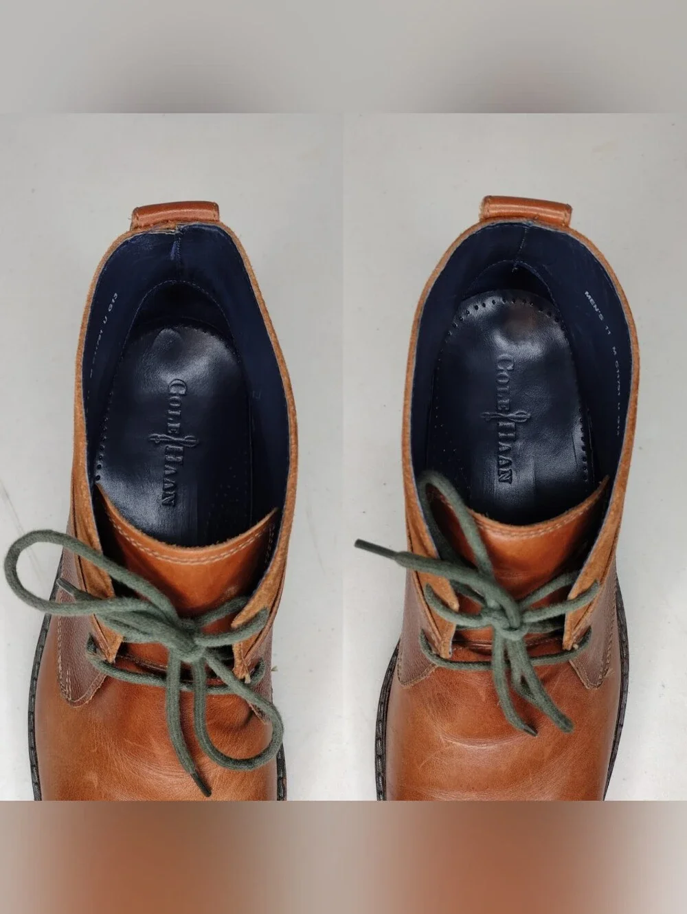 Cole Haan Colton Leather Brown Career Lace-Up Chukka Boots Men's Sz 11 M